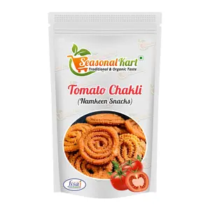 Seasonal Kart Tomato Chakli 400 gms Tomato Spirals Indian Snacks Tomato Murukku