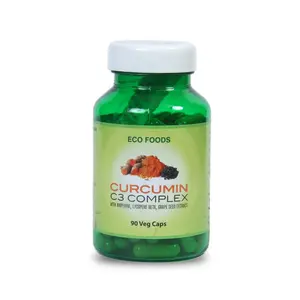 Paithan Eco Foods Curcumin C3 with Bioperine Lycopene Beta & Grape seed Extract  90 Veg Caps | Immunity Booster | Improves Bone & Joint Health Skin | Antiviral Antibacterial Anti-inflammatory Antioxidant