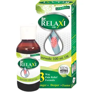 Rajasthan Herbals International Dr. Relaxi Joints Pain Relief Oil (White 100 ml)
