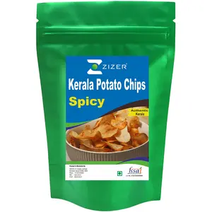 Zizer Kerala Potato Spicy Chips (500 g (Pack Of 2))