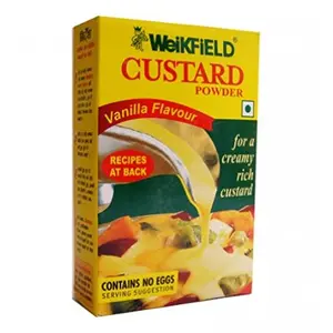 Weikfield Custard Powder - Vanilla Flavour 500g Carton