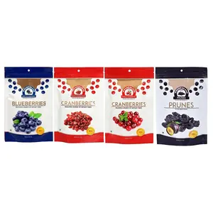 WONDERLAND FOODS (Device) Dried Fruits Combo of Blueberry 150 g Sliced Cranberry 200 g Whole Cranberry 200 g and Prunes 200 g