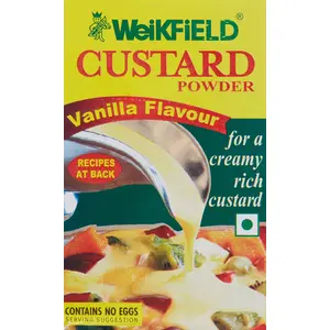 Weikfield Custard Powder - Vanilla 100g Carton