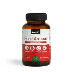 StemRx Biosciences Heart Armour - Arjuna | Garlic | Seabuckthorn | CoQ10 | 470mg | 60 Veg Capsules