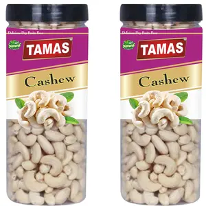 Tamas DRY FRUITS Premium Fresh Whole Cashews Nut (Kaju) 500Gx2