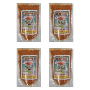 Sreenivasa Andhra Special Dry Coconut Spicy Powder - Pack of 4 x 100gm