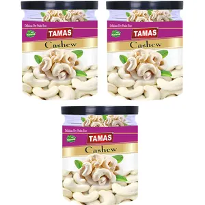 Tamas DRY FRUITS Premium Fresh Whole Cashews Nut (Kaju) 250Gx3