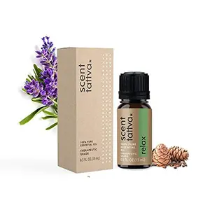Scentattva.com Relax Essential Oil | 100% Pure and Natural | Therapeutic Grade for Skin Hair Aromatherapy Diffuser Humidifier | 15 Mlsc