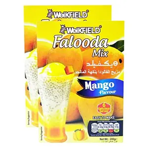 Big Bazaar Combo - Weikfield Falooda Mix Mango 200g (Buy 1 Get 1 2 Pieces) Promo Pack