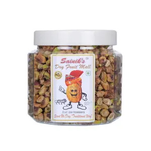 Sainik's Dry Fruit Mall Kernals Without Shell | Sada Pista | Plain Pista | pistachio Without Shell 400 grams