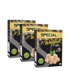SPECIAL CHOICE Walnut Kernels Iris (Akhrot Giri) Vacuum Pack 250g x 3