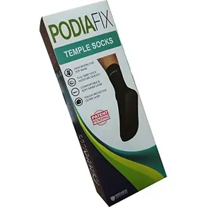 Podiafix Protective Diabetic Temple Socks For Men And Women (Grey S)
