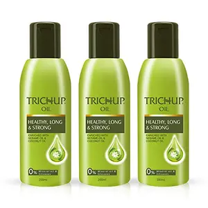 Trichup Healthy Long & Strong Hair Oil (3 X 200ml)