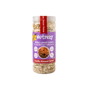Nutrezy Healthy & Tasty Gluten Free Millet Vanilla Flavored Breakfast Cereal Crunch