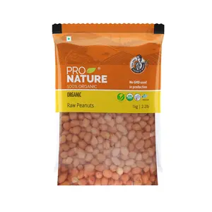 Pro Nature 100% Organic Raw Peanuts 1kg