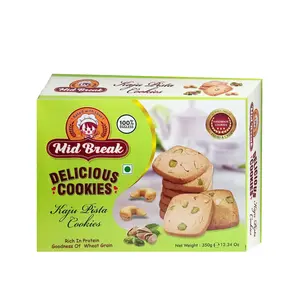 Mid Break Kaju Biscuit 300 Gm. - Tasty and Healthy