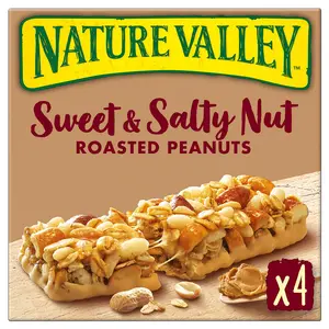 Nature Valley Sweet & Salty Nut Roasted Peanuts 4 Bars 120g