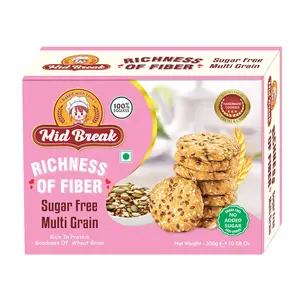 Mid Break Sugar Free Multigrain Biscuit 300 Gm. - Tasty and Healthy