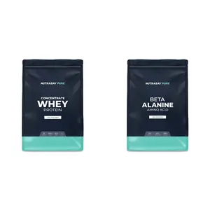 Whey Protein Concentrate - 1kg & Nutrabay Beta-Alanine - 250g