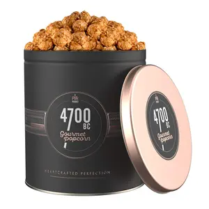 4700BC Gourmet Popcorn Himalayan Salt Caramel Tin 550g