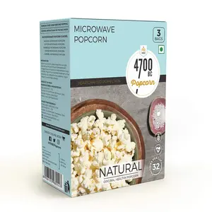 4700BC Popcorn Microwave Bags Natural Healthy 255g(Pack of 3)