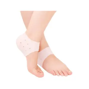 Assist Half Heel Anti Crack Silicon Gel Heel And Foot Protector Moisturizing Socks for Foot CarePain Relief And Heel Cracks for Men And Women-Free Size