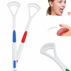 Chidakash Tongue Cleaner for Kids Baby Antimicrobial cleaner Antibacterial scrapper for Optimal Oral Hygiene (Pack of 2)(Multicolor)