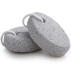 Borogo Natural Pumice Stone for Feet Borogo 2-Pack Lava Pedicure Tools Hard Skin Callus Remover for Feet and Hands - Natural Foot File Exfoliation to Remove Dead Skin Heels Elbows Hands