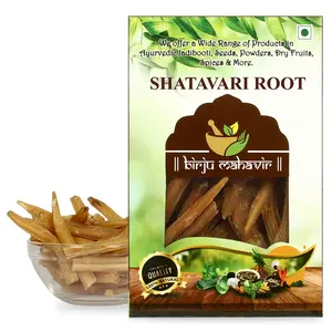 BrijBooti Mahavir Shatavari Root - ASPARAGUS RACEMOSUS - SATAWAR - SATAWARI Natural 200 gram (BMKB-305)