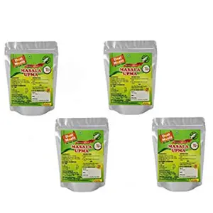 Desi Mealz Ready to Eat Upma Instant Healthy Breakfast - IndianTasty and Healthy Ready to Eat Food Products Best Travel Food Each 100 gm (Masala Upma Pack of 4)