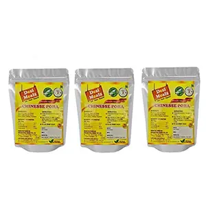Desi Mealz Ready to Eat Poha Instant Healthy Breakfast - IndianTasty and Healthy Ready to Eat Food Products Best Travel Food Each 100 gm (Chinese Poha Pack of 3)