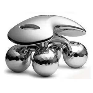 Density Collection Mini 4D Roller Massager Body Massage Face Massage (4D Silver Roller)