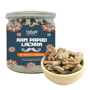 Delight Foods Chatpata Candies - Hygienically Packed (Aam Papad Lachha- 300g)