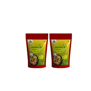 Instant Cheese Jalapeno Soup Premix Pack of 2 (100 X2) with Natural Vegetables No Added Preservatives