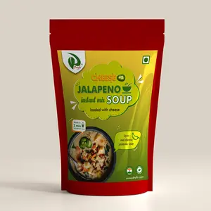 Dryfii Instant Cheese Jalapeno Soup Premix (100 G) with Natural Vegetables No Added Preservatives