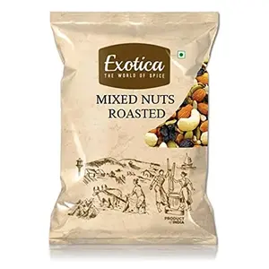 Exotica Roasted Mixed Nuts Assorted Dry Fruit Nut Mix with Seeds Raisins for Eating Mixes Dry Fruits (400 Grams)