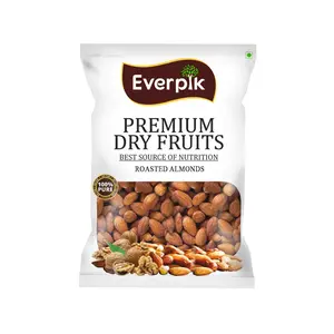 Everpik Pure and Natural Premium Almond (Roasted) (Badam) (250 Gram) (250 Gram)