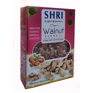 Shri Light Quarters Organic Walnut Kernel Akhrot Giri 250g