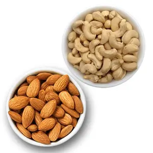 Fruitri Dry Fruit Combo Pack Daily Needs Dry Fruits Combo Pack ( 250 Almonds  250 Cashew ) - 500 G