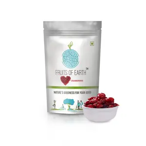Fruits Of Earth Whole Sweet and Delicious Cranberries 250 GMS