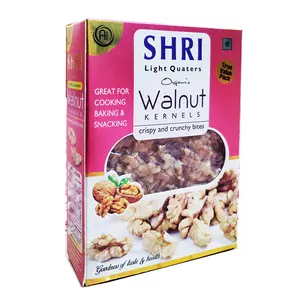 Shri Light Quarters Organic Walnut Without Shell Akhrot Giri 1kg
