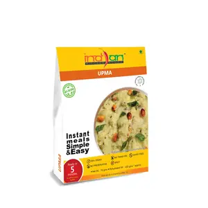 Indian Kitchen Foods Freeze Dried Ready to Eat Food | Instant Vegetarian Meal Breakfast Combo Pack of 4 (Each Packet of Upma Pav Bhaji Misal and Poha)