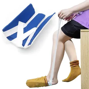 Homymusy Sock and Stocking aidfor Elderly DisabledPregnancy HipKnee or Back InjuriesBlue