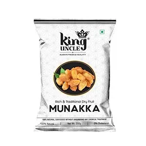 King Uncle Abjosh Munakka 1 g (4 Packs of 250 Grams Each) Pouch