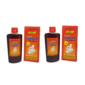 MAHIDA'S Sukoon Massage Oil Cherry Multicolor 200 ml Pack of 2