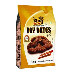 KINGUNCLE's Dry Dates (Kala Chuara) 1 Kg Yellow Pack