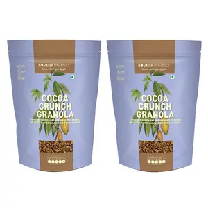 Nourish Organics Cocoa Crunch Granola 300 g (Pack of 2)