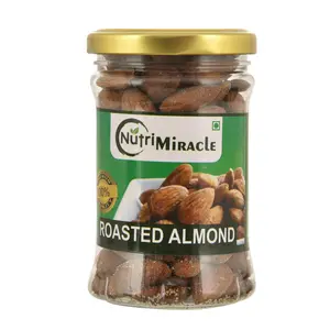 NUTRI MIRACLE Roasted And Salted Almonds150gm