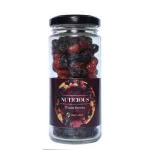 NUTICIOUS Keto Vegan Mixed Berries Dry Fruits -180 gm X 3 Dry Fruits Nuts and Berries | Superfood Berries