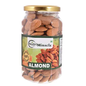 NUTRI MIRACLE Fresh Salora Almonds/Badam300gm